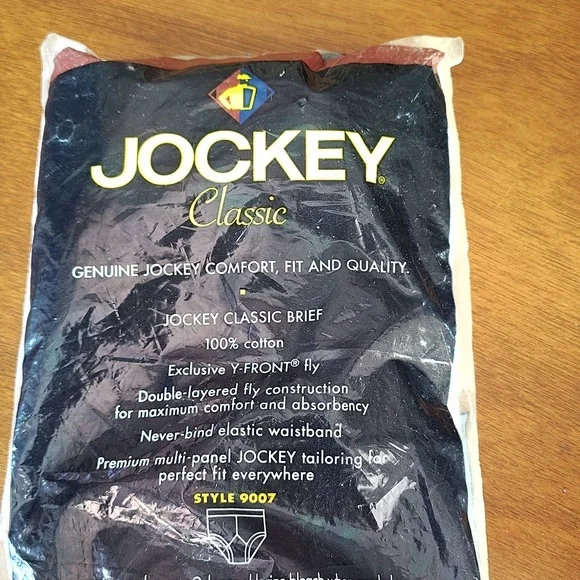 Vintage Jockey Men's White Classic Y-Front Briefs 3 Pack - Sz 30 - Picture 4 of 6